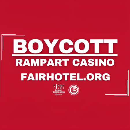 Culinary Union and Unite Here Call for Public Boycott of Rampart Casino in Las Vegas: Disputes Over Licence Raise Concerns